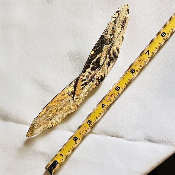 Vintage Rare Belt Buckle Mimi Di N Satin Gold Tone 1982 Laurel Laurel Leaf 1481 - Picture 9 of 10